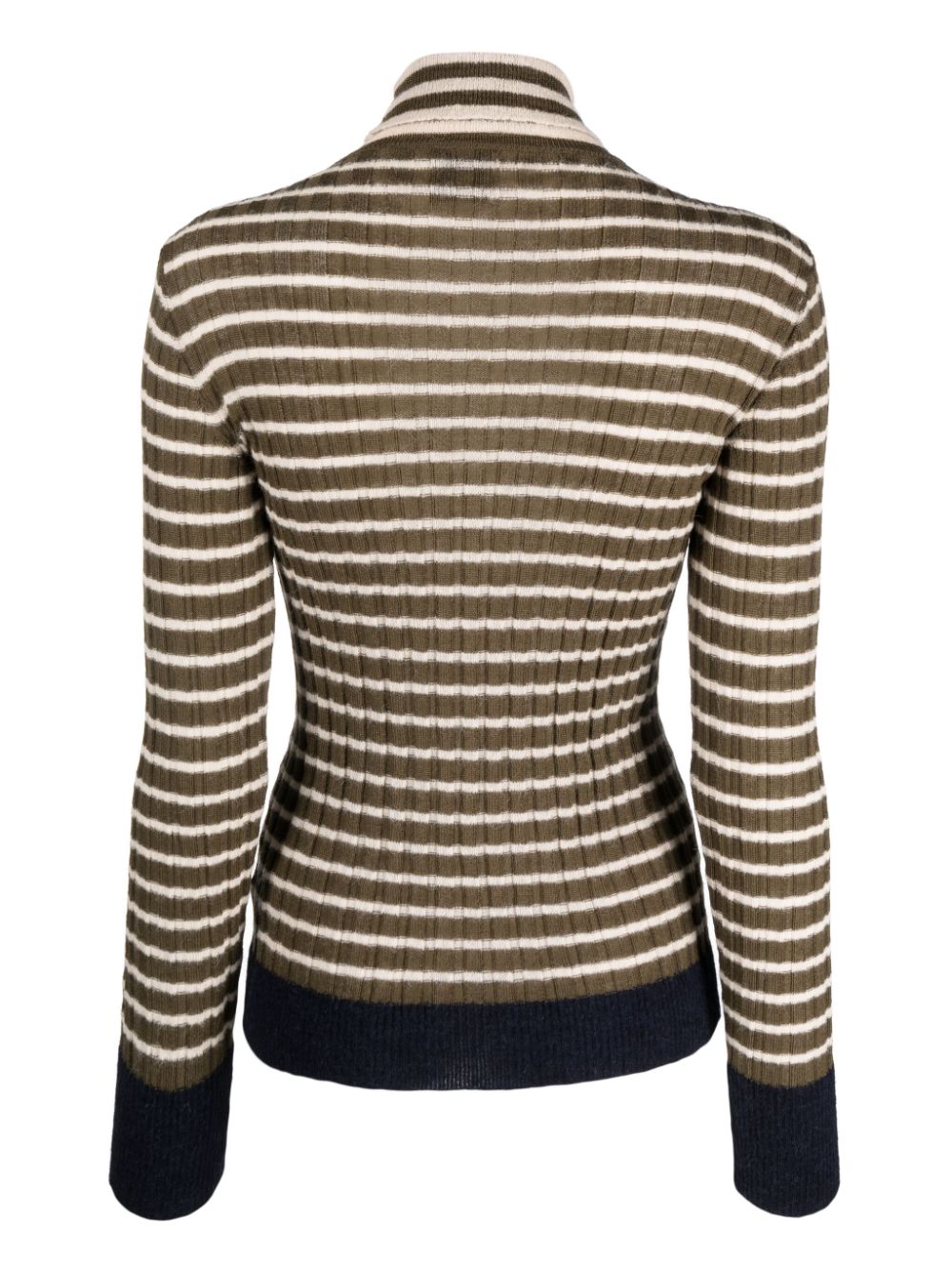 Alysi ALYSI- Striped Turtleneck Sweater