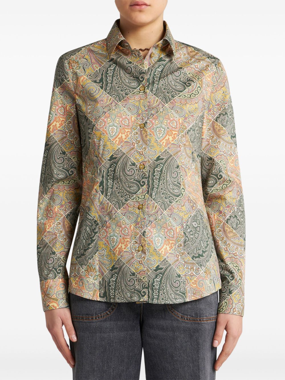 Etro ETRO- Printed Cotton Shirt