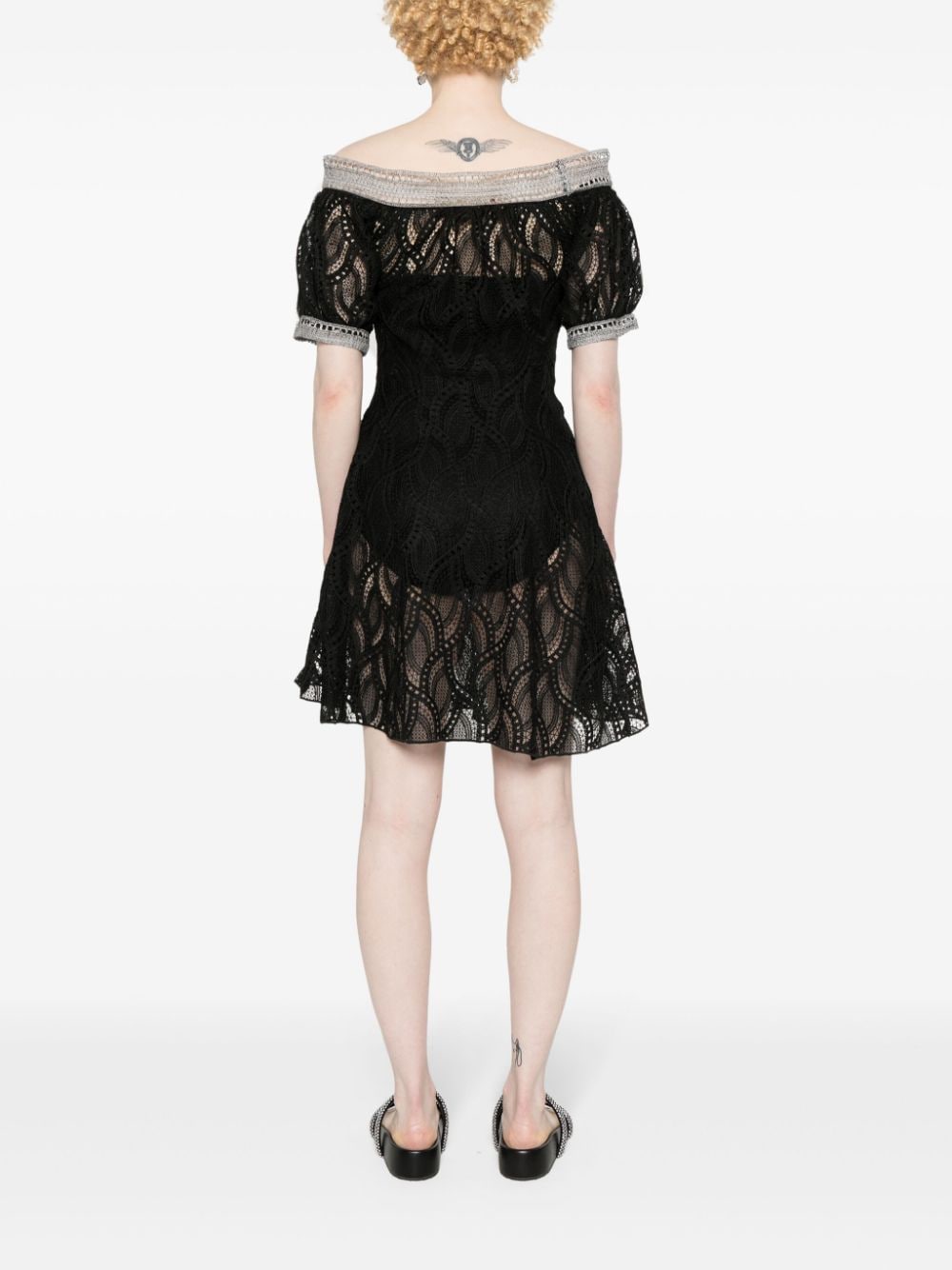 Ermanno Scervino ERMANNO SCERVINO- Lace Mini Dress