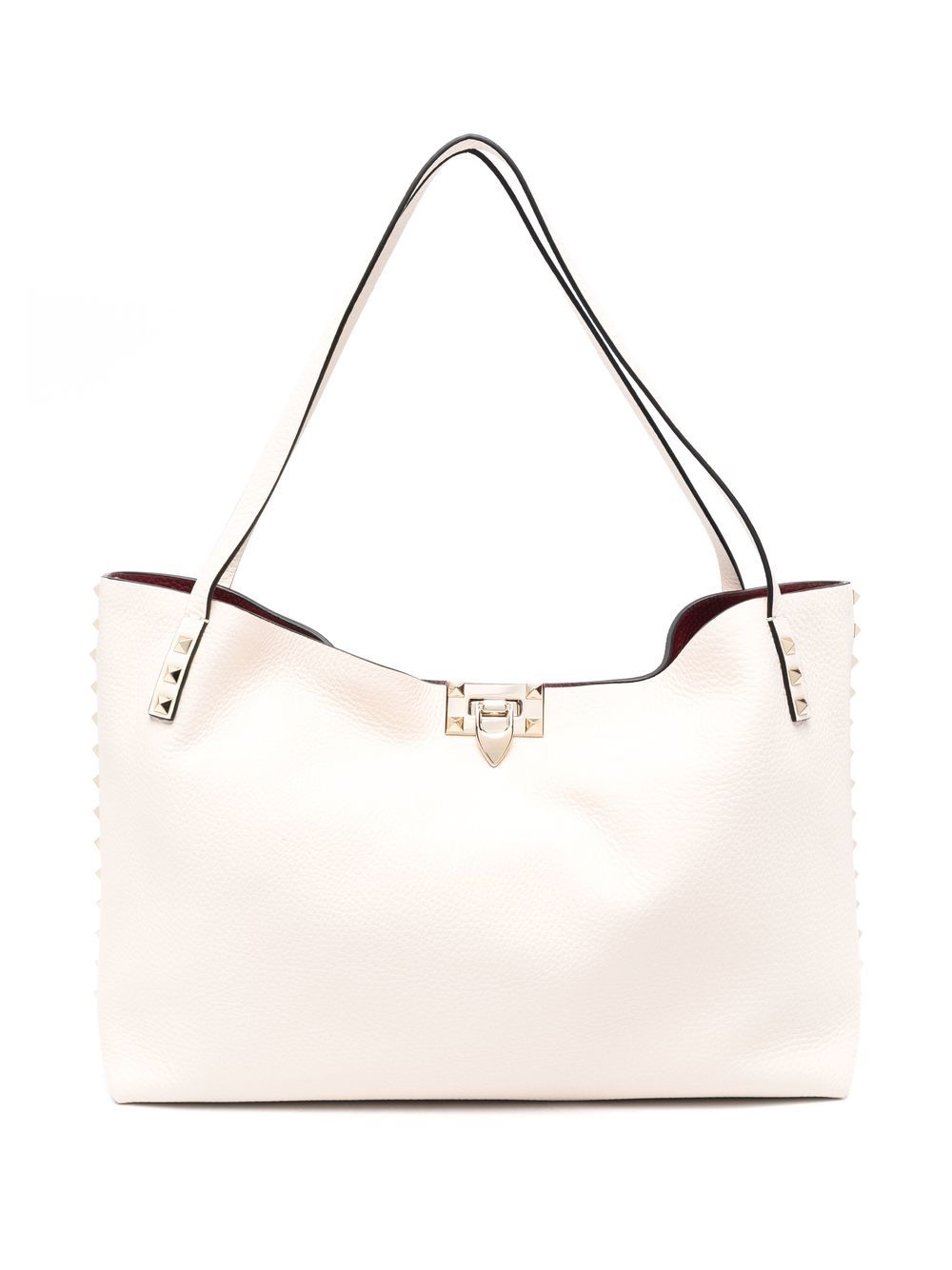 VALENTINO GARAVANI VALENTINO GARAVANI- Rockstud Leather Tote Bag