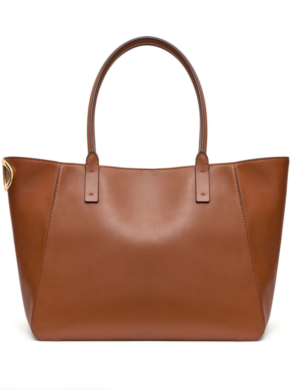 VALENTINO GARAVANI VALENTINO GARAVANI- Vlogo Side Small Leather Tote Bag