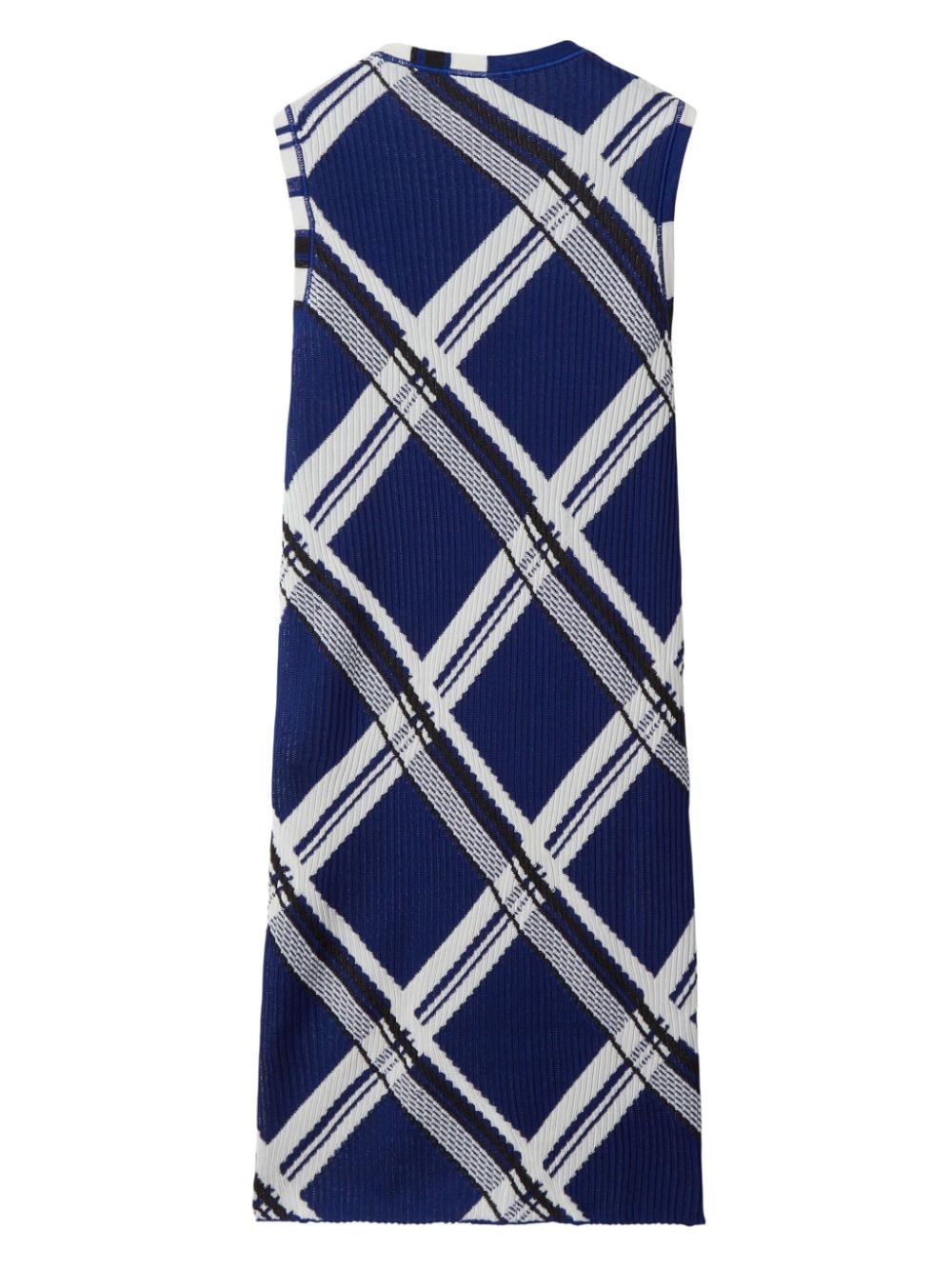 Burberry BURBERRY- Check Motif Silk Dress