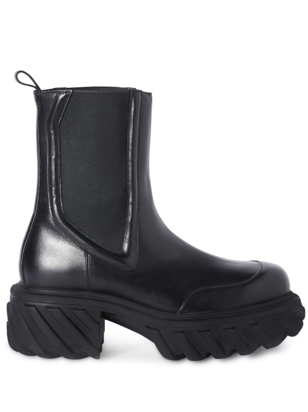 OFF-WHITE OFF-WHITE- Leather Chelsea Boots