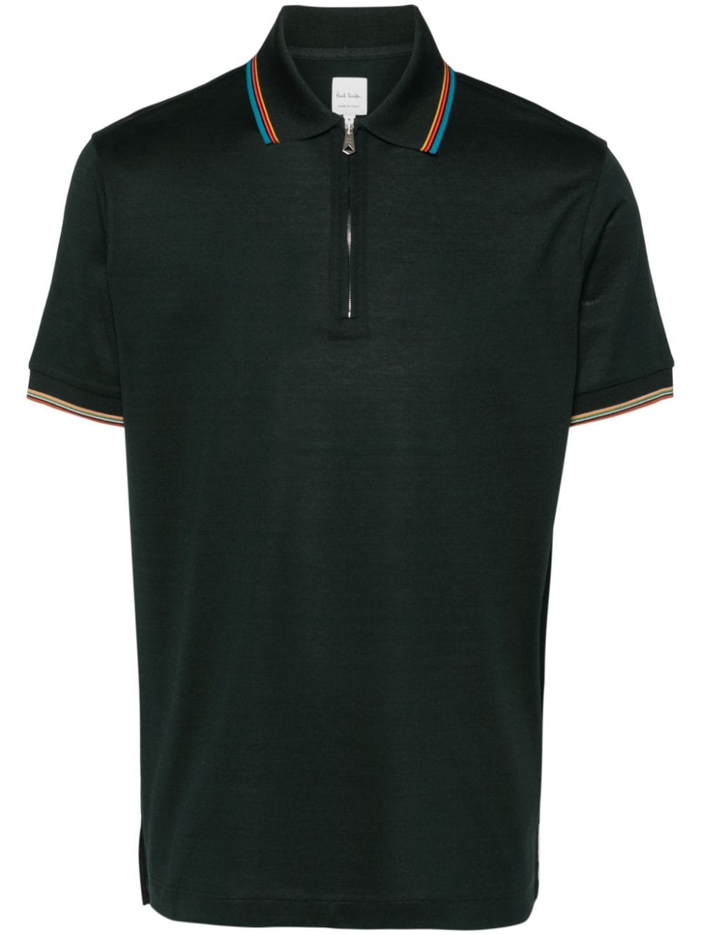 Paul Smith PAUL SMITH- Signature Stripe Cotton Polo Shirt