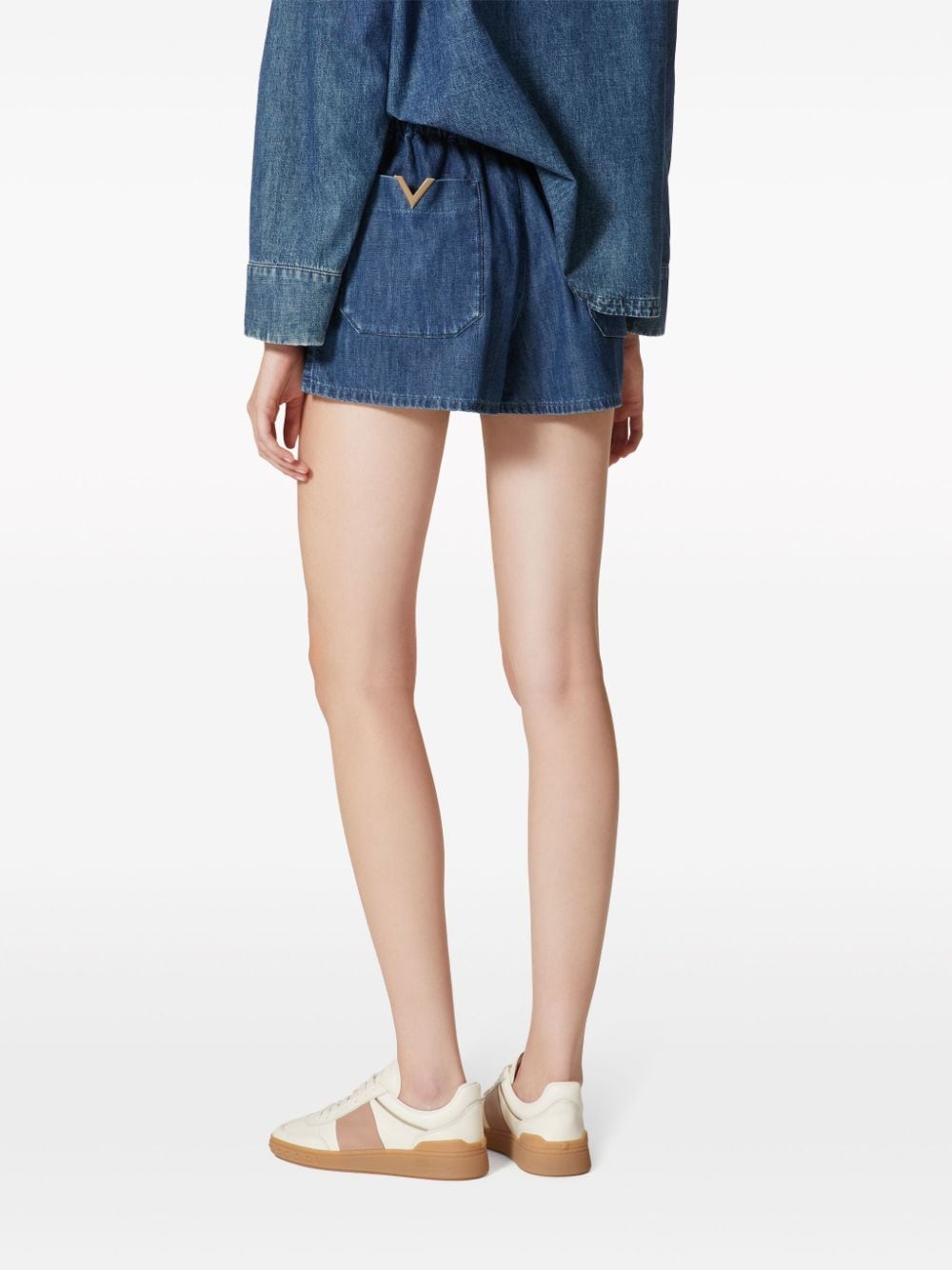 Valentino VALENTINO- Denim Shorts