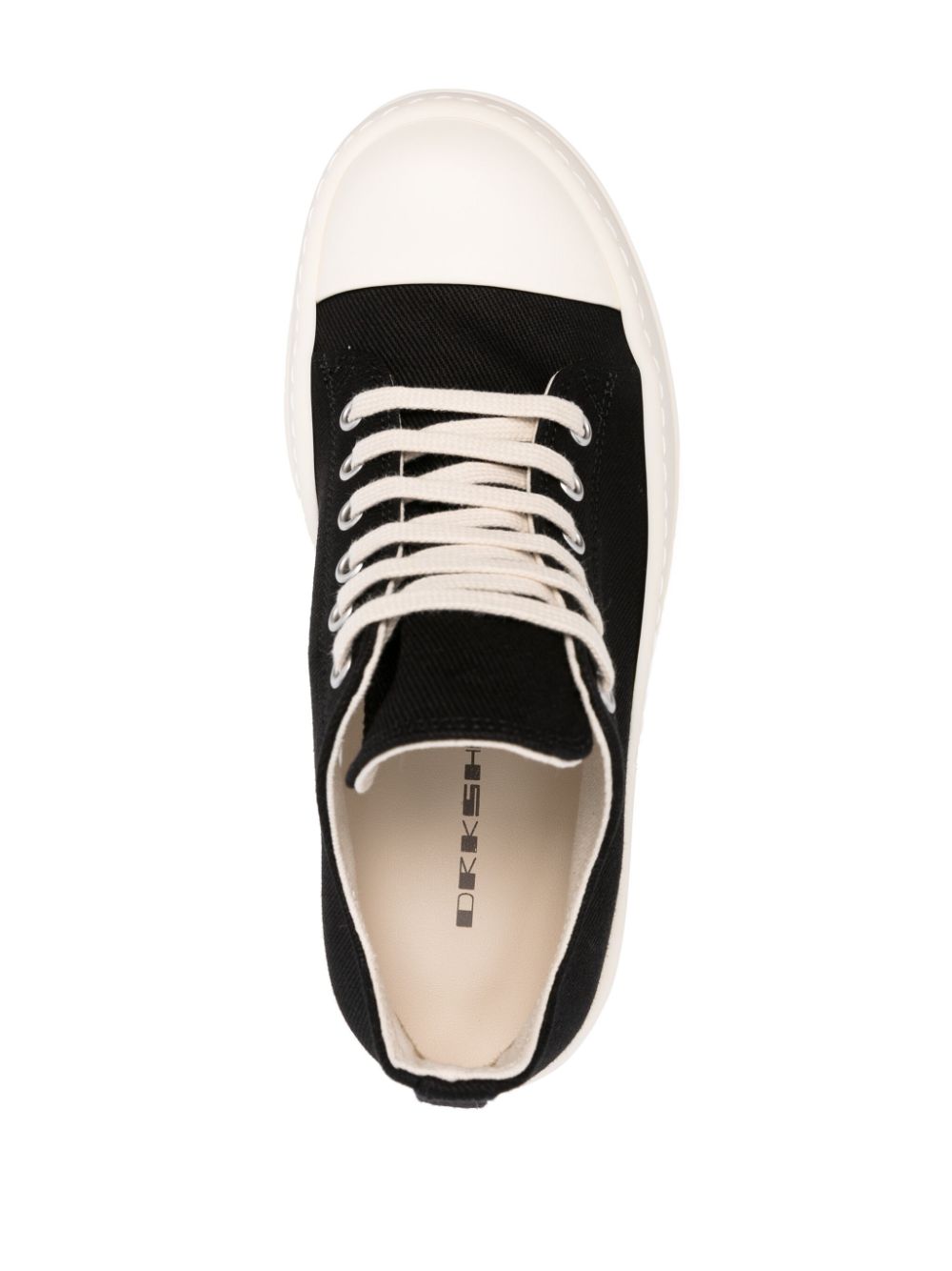 Rick Owens Drkshdw RICK OWENS DRKSHDW- Canvas Platform Sneakers