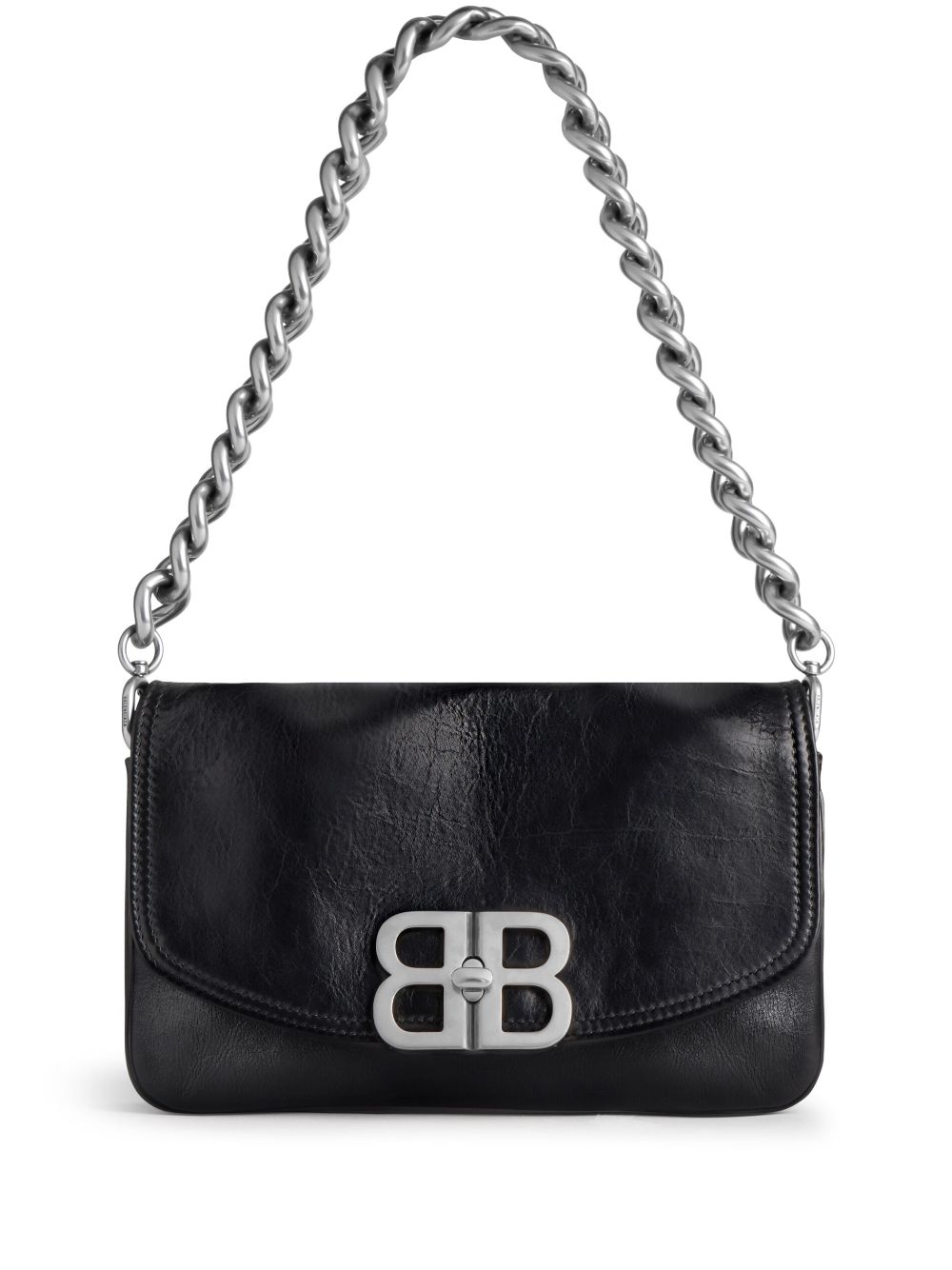 Balenciaga BALENCIAGA- Bb Soft Leather Shoulder Bag