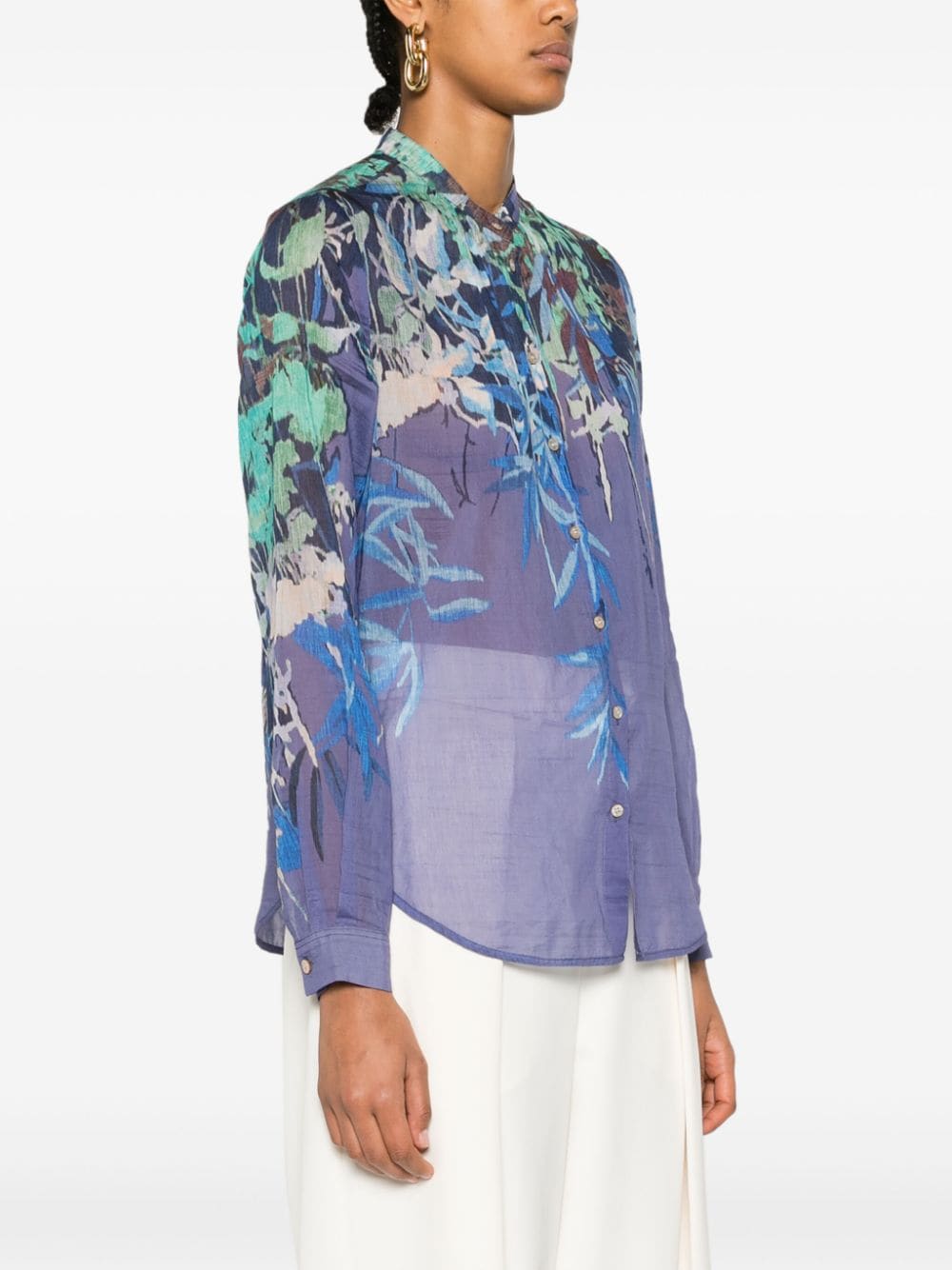 Forte Forte FORTE FORTE- Printed Cotton And Silk Blend Shirt