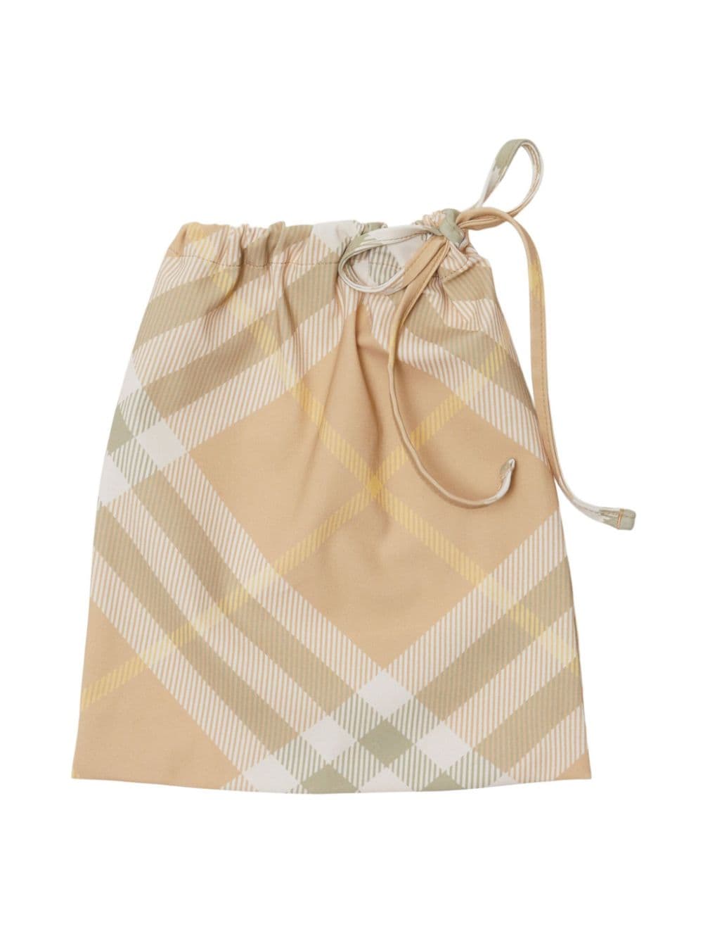 Burberry BURBERRY- Checked Triangle Bikini Top