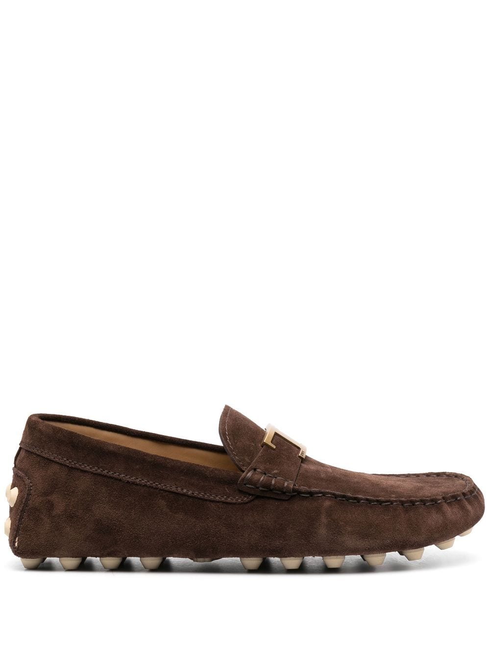 Tod's TOD'S- Gommino Bubble T Timeless Nubuck Driving Shoes