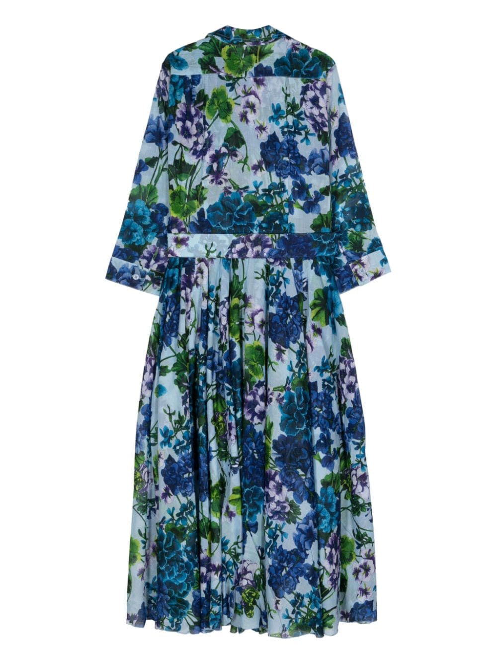 Samantha Sung SAMANTHA SUNG- Floral Print Shirt Dress