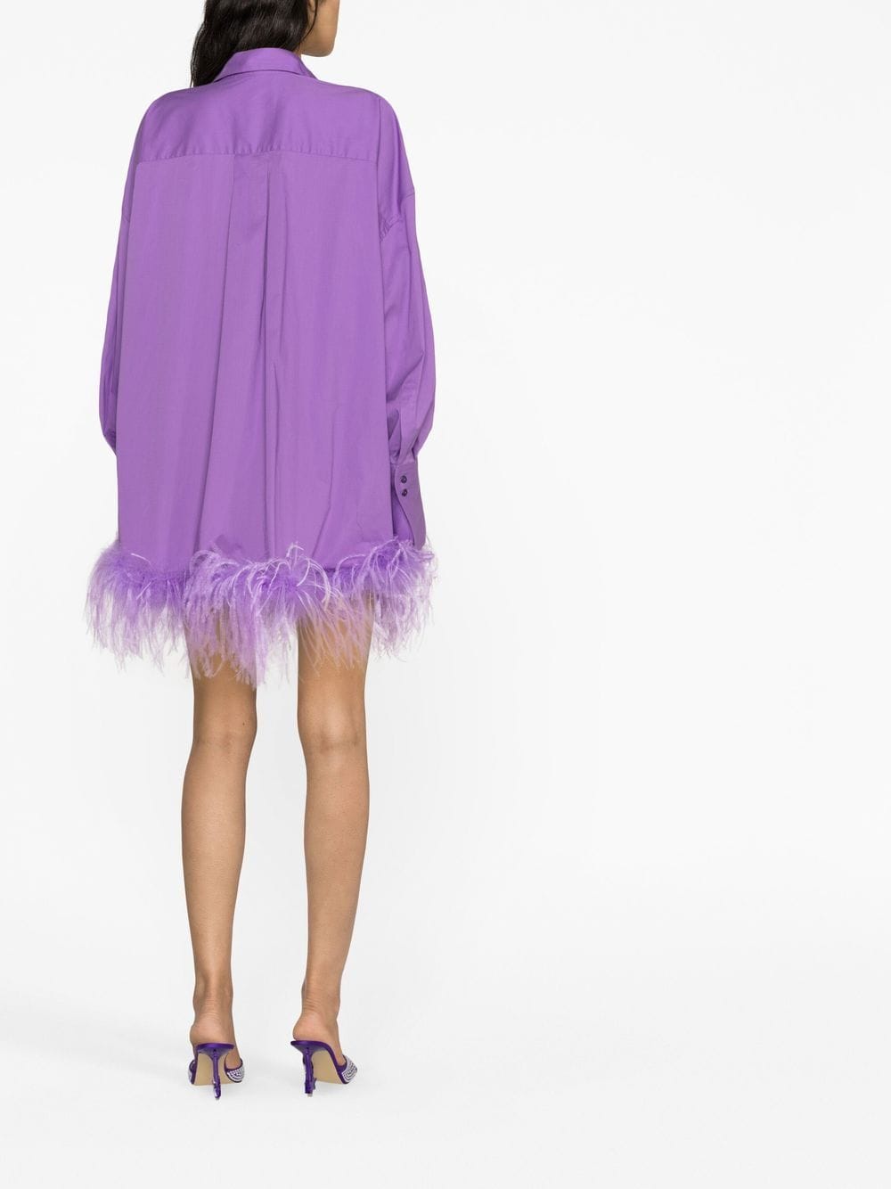 GIUSEPPE DI MORABITO GIUSEPPE DI MORABITO- Feather Detail Short Dress