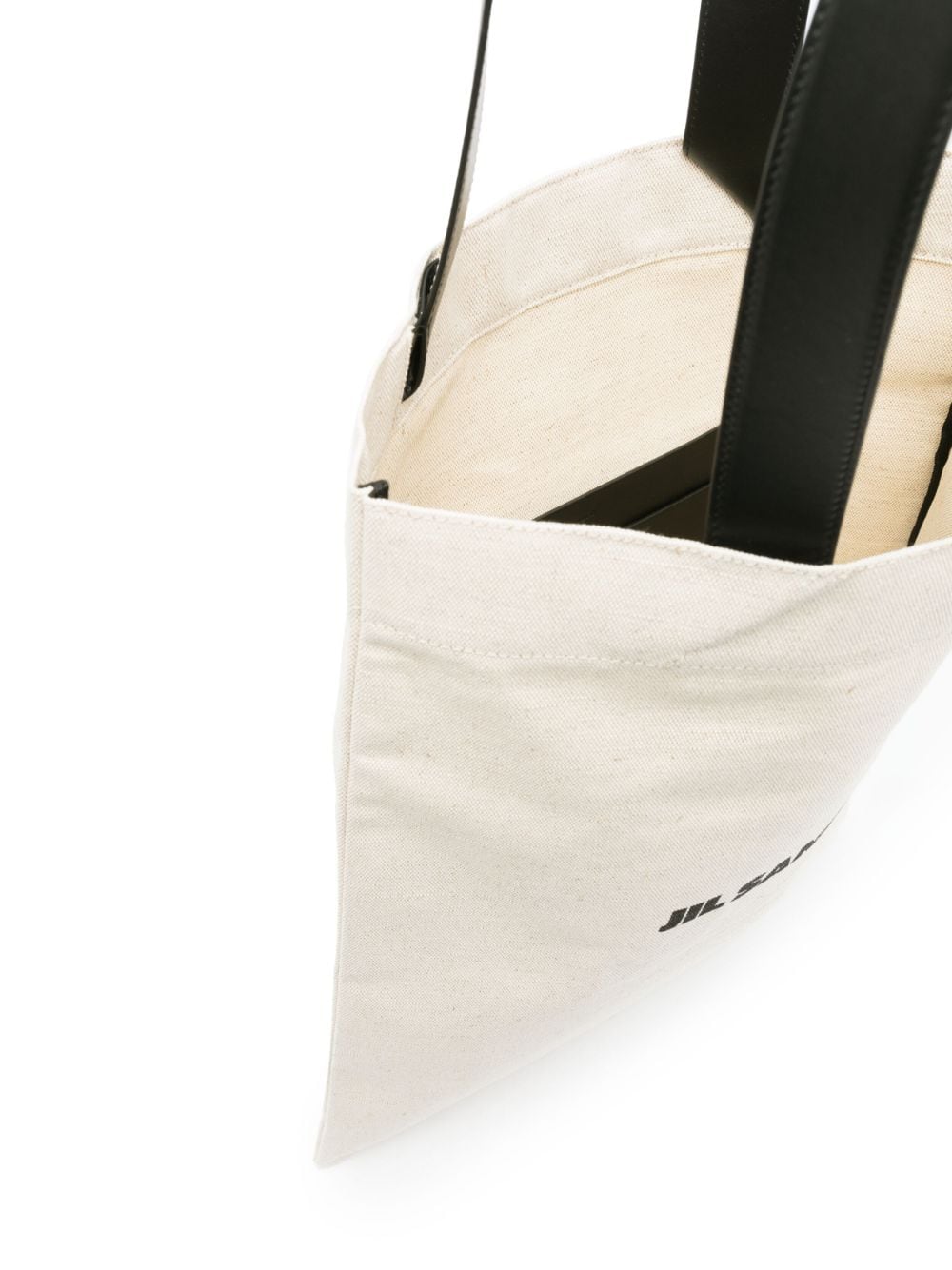 Jil Sander JIL SANDER- Book Tote Linen Shopping Bag