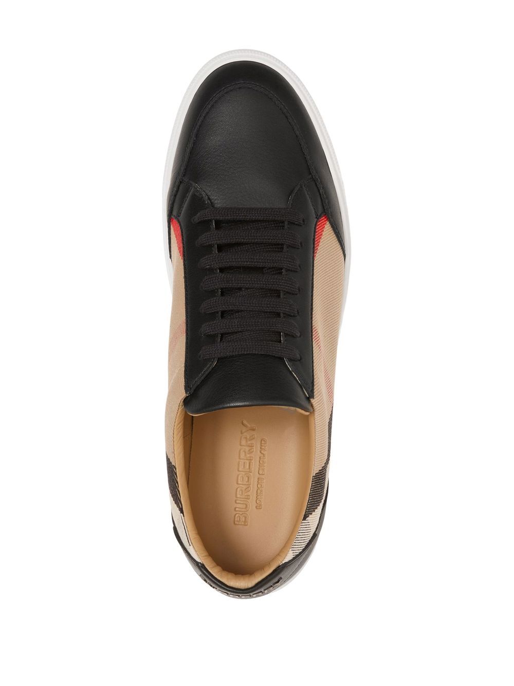 Burberry BURBERRY- Check Leather Sneakers