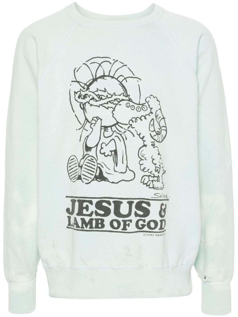 Saint Mxxxxxx SAINT MXXXXXX- Printed Cotton Sweatshirt