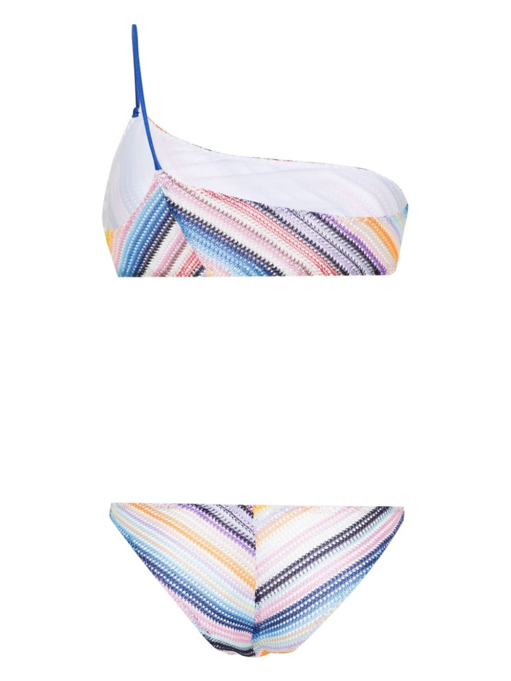 Missoni Beachwear MISSONI BEACHWEAR- One-shoulder Bikini Set