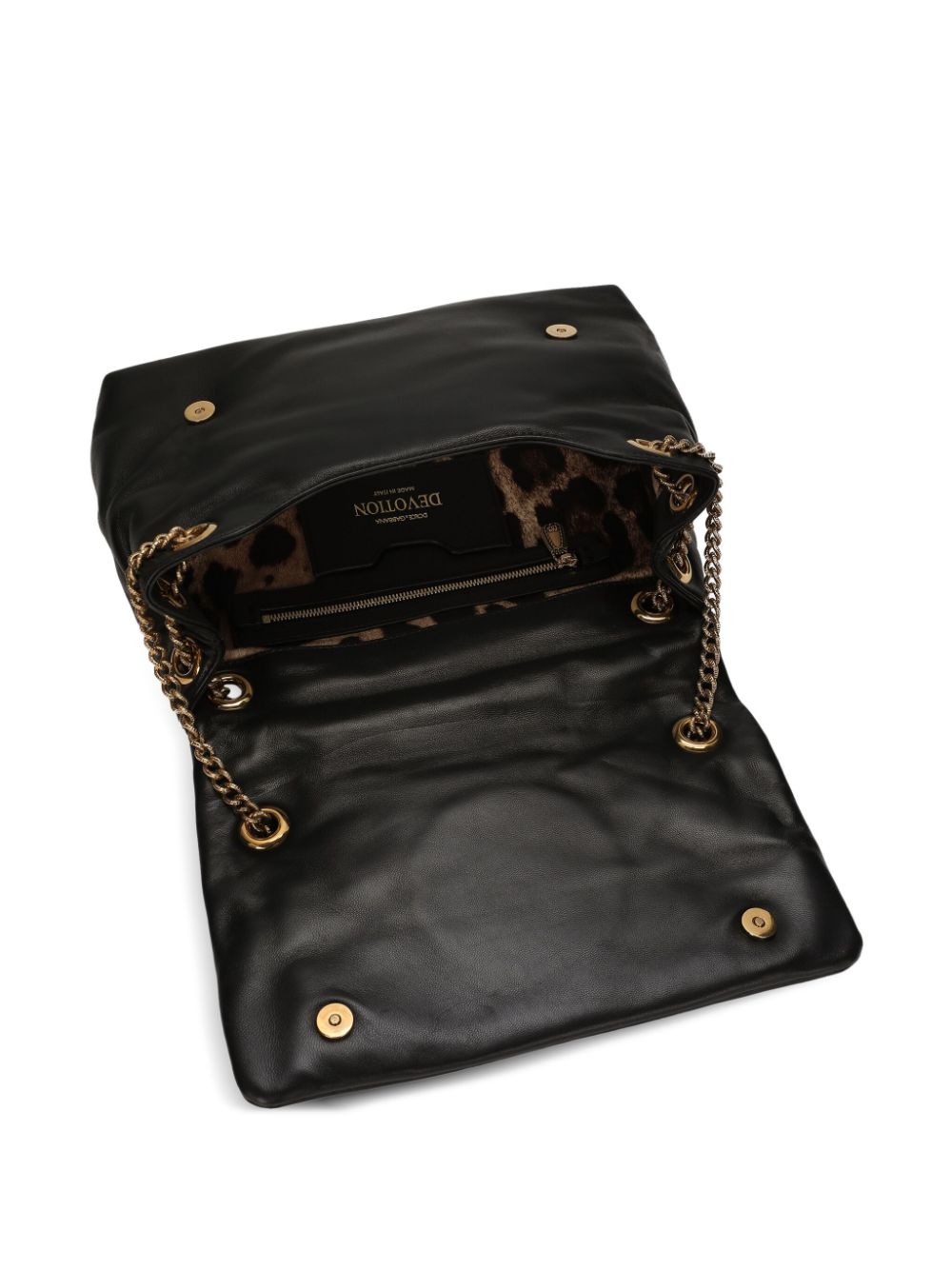 Dolce & Gabbana DOLCE & GABBANA- Devotion Leather Shoulder Bag