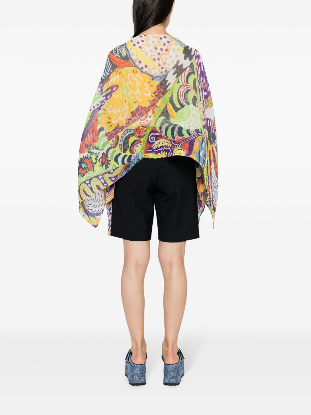 Pleats Please Issey Miyake PLEATS PLEASE ISSEY MIYAKE- Printed Pleated Stole