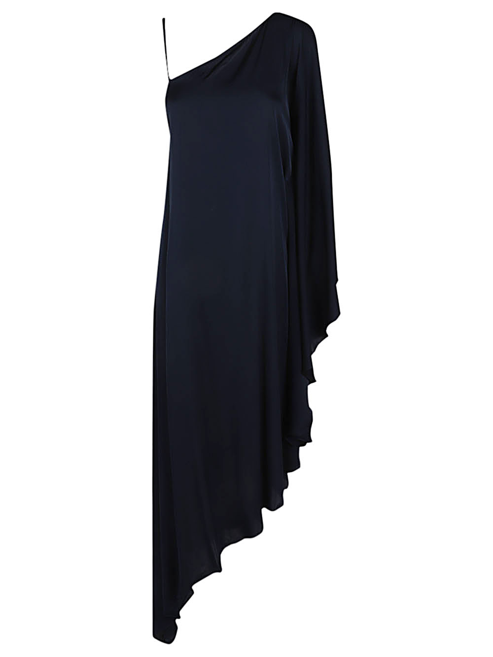 Silk95Five SILK95FIVE- Long Asymmetrical Silk Dress