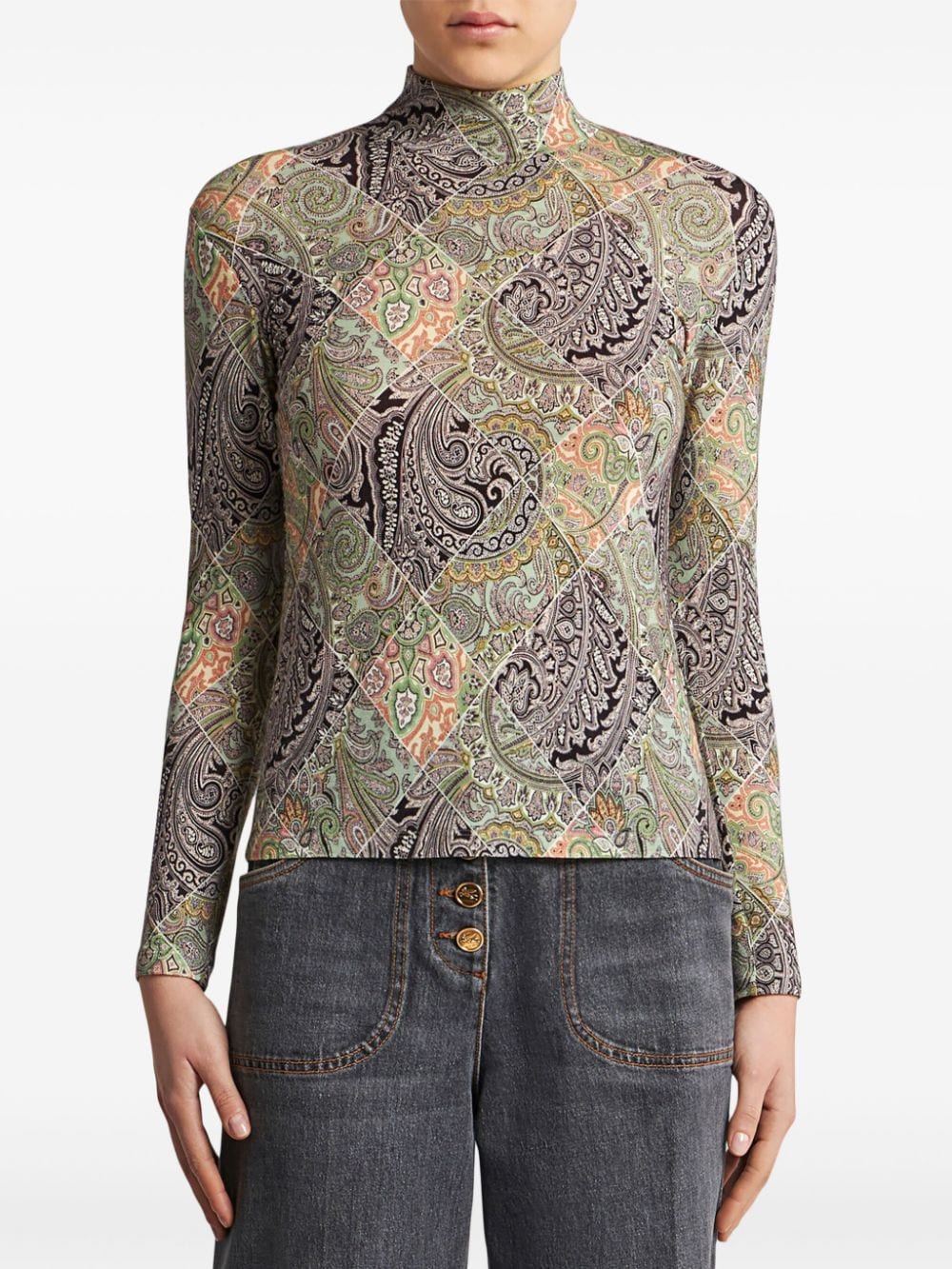 Etro ETRO- Wool Turtle-neck Jumper