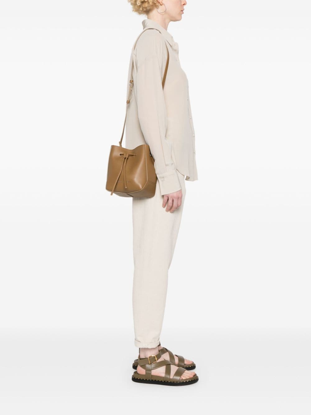 Brunello Cucinelli BRUNELLO CUCINELLI- Leather Shoulder Bag