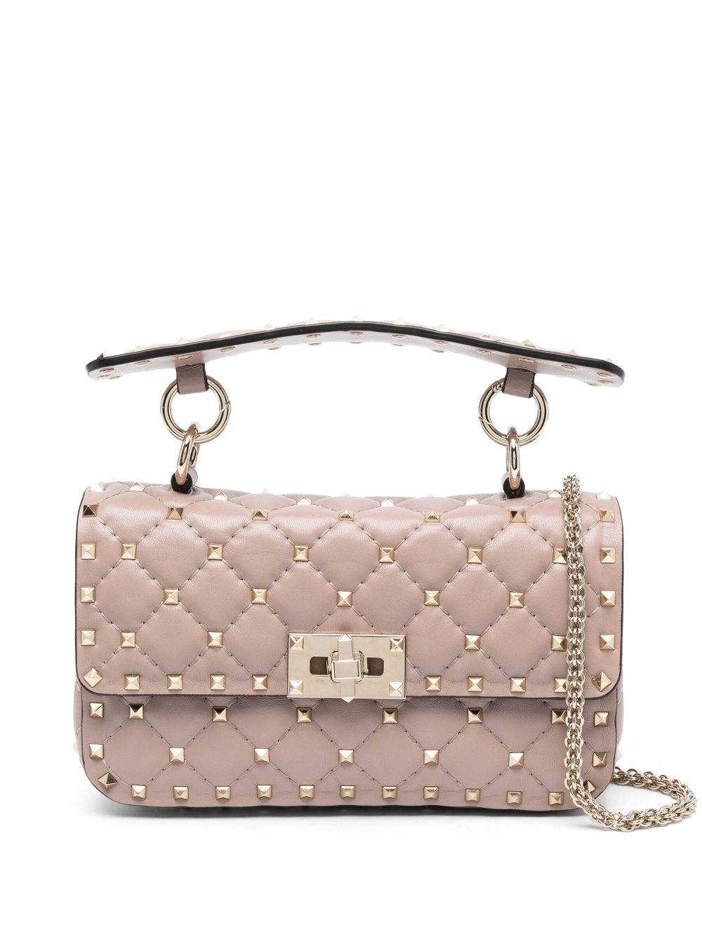 VALENTINO GARAVANI VALENTINO GARAVANI- Rockstud Spike Small Leather Shoulder Bag