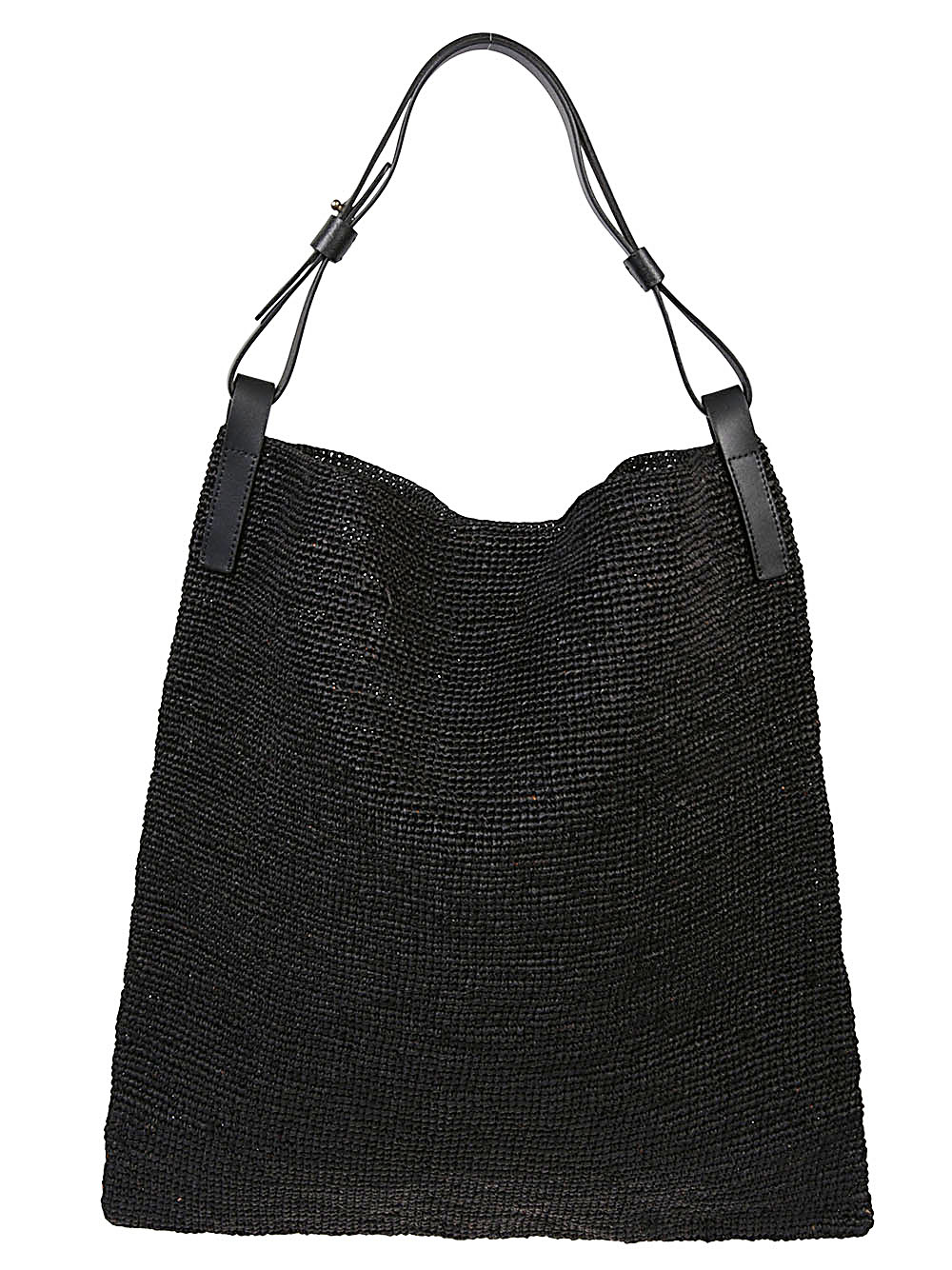 Liviana Conti LIVIANA CONTI- Raffia And Leather Shoulder Bag