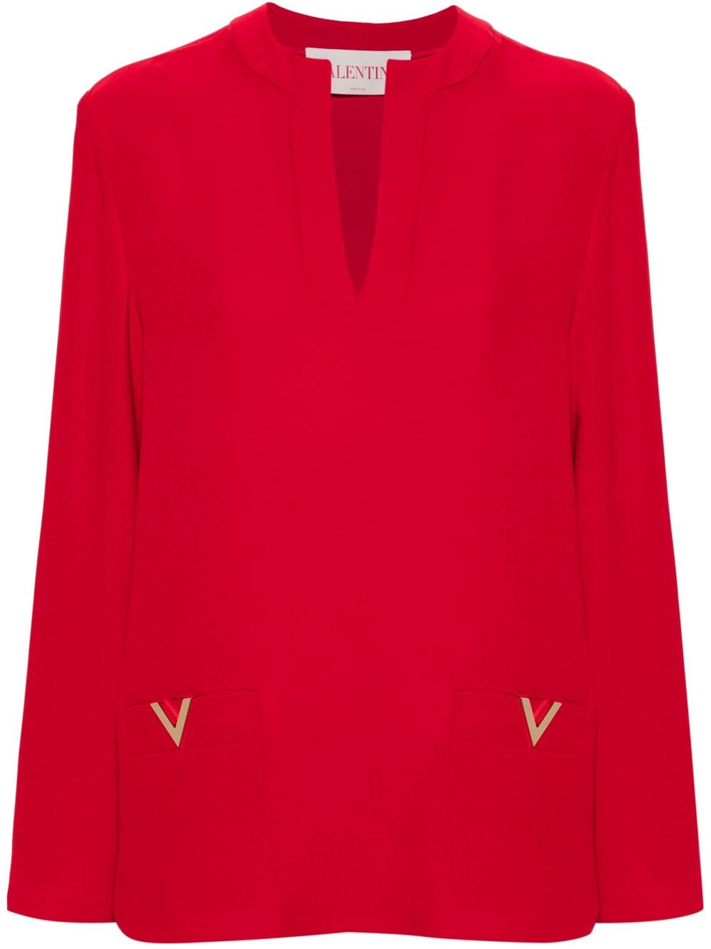 Valentino VALENTINO- Vlogo Silk Blouse