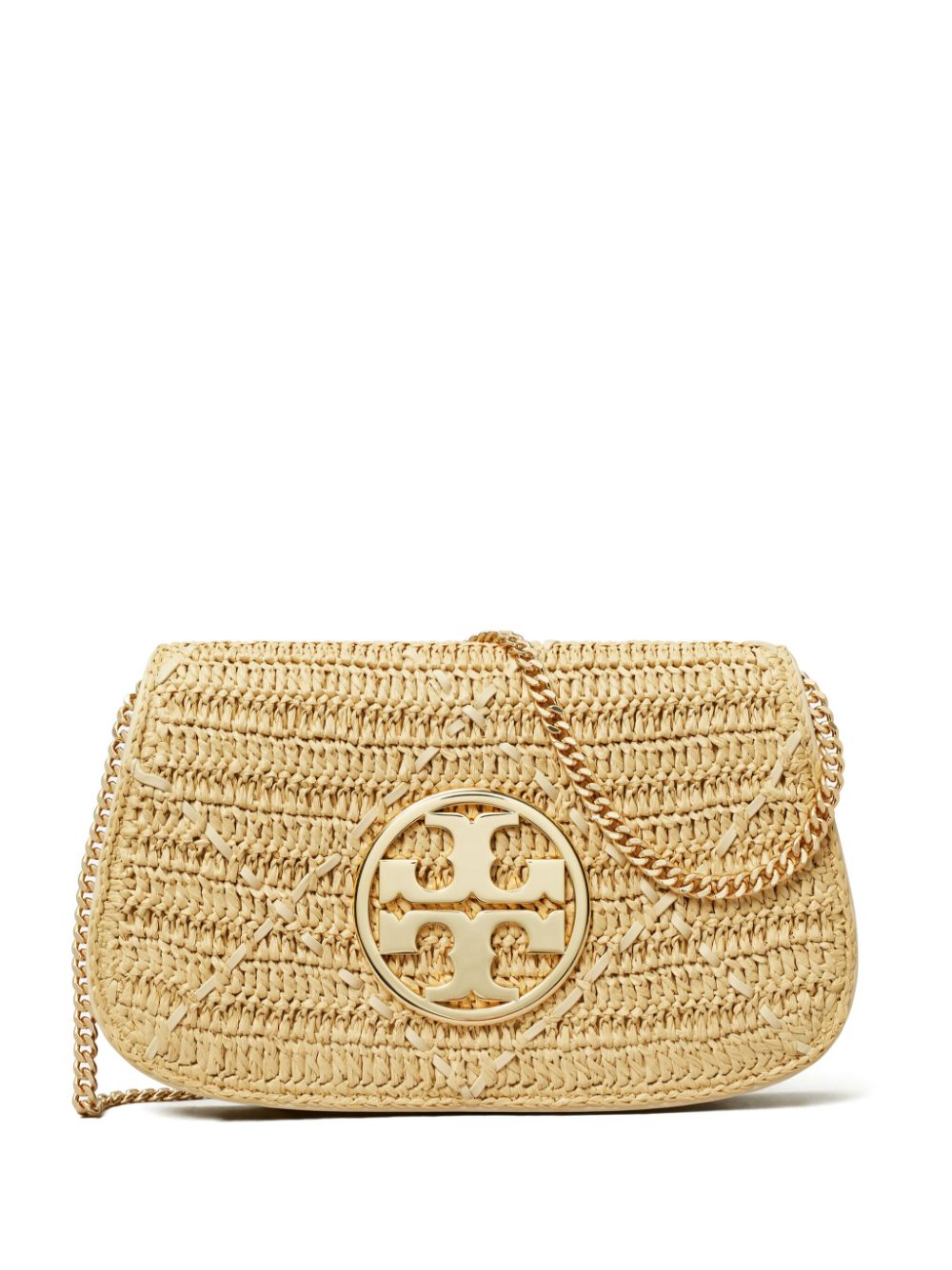 Tory Burch TORY BURCH- Reva Raffia Clutch