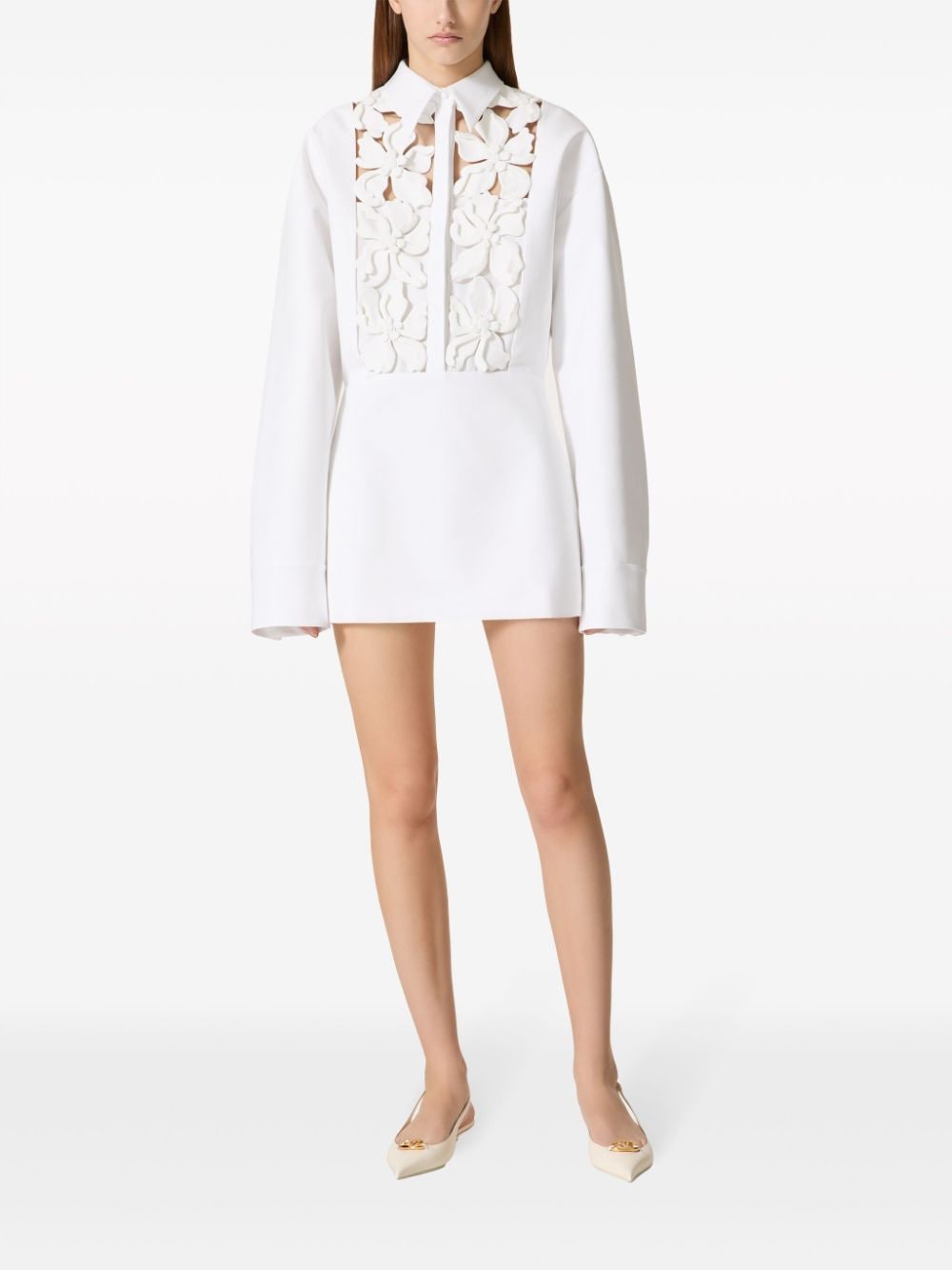 Valentino VALENTINO- Embroidered Cotton Dress