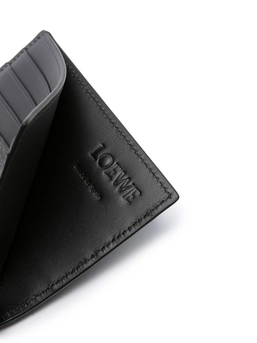 Loewe LOEWE- Open Plain Leather Credit Card Case