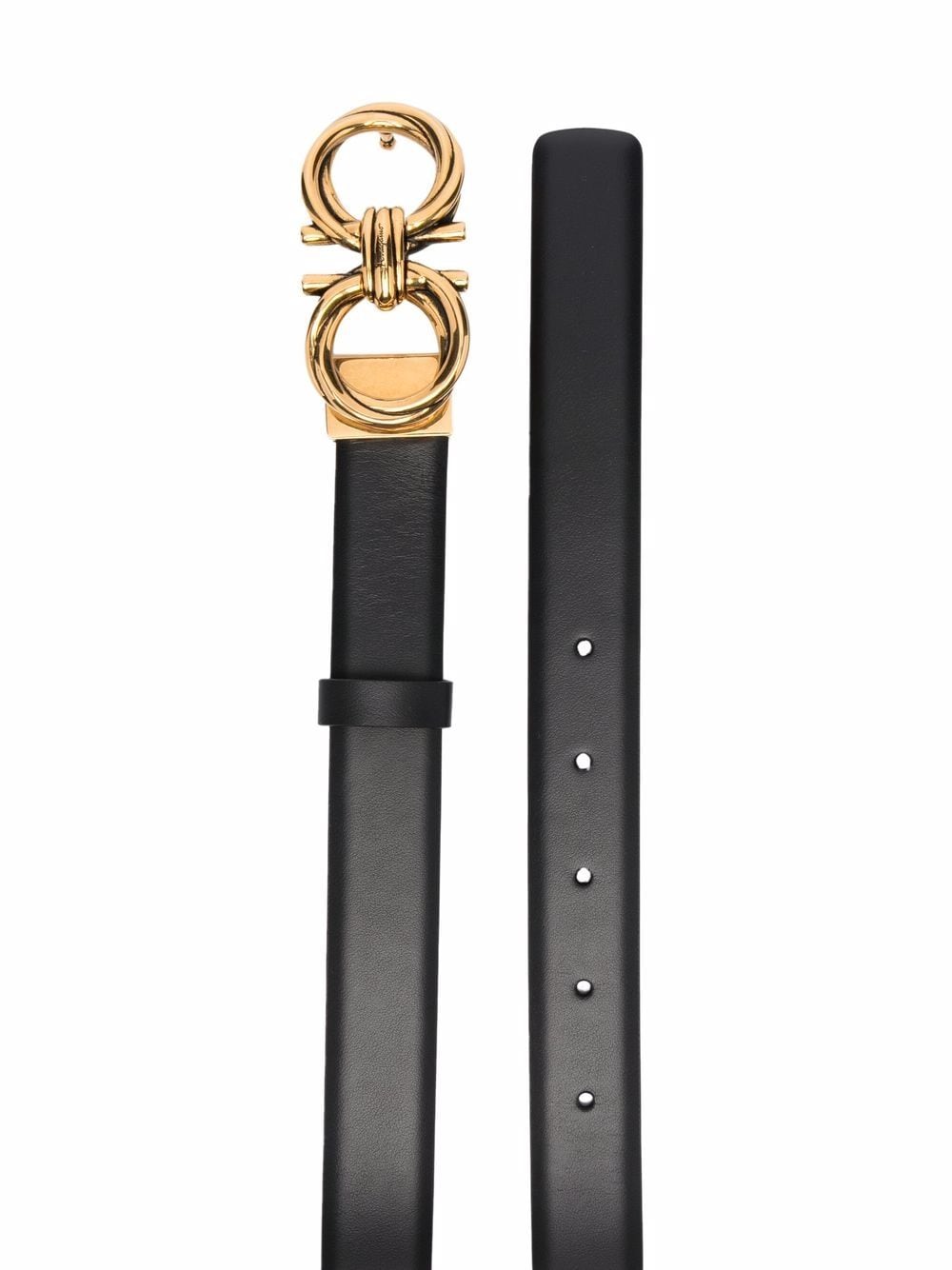 Ferragamo FERRAGAMO- Gancini Leather Belt