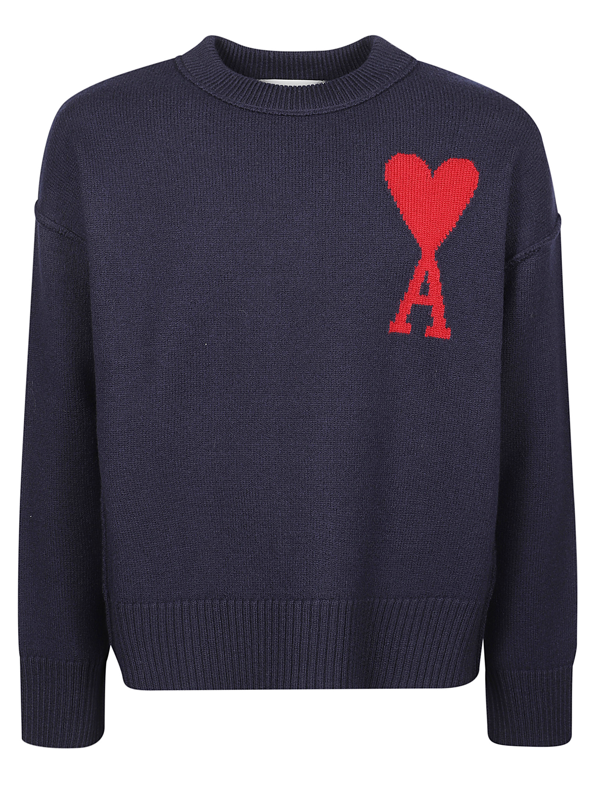 Ami Paris AMI PARIS- Ami De Coeur Wool Sweater