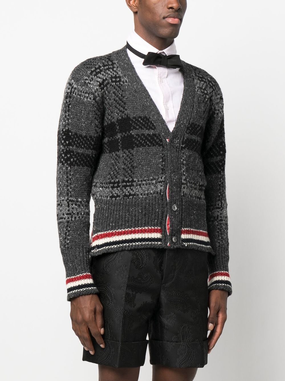 Thom Browne THOM BROWNE- Wool Cardigan