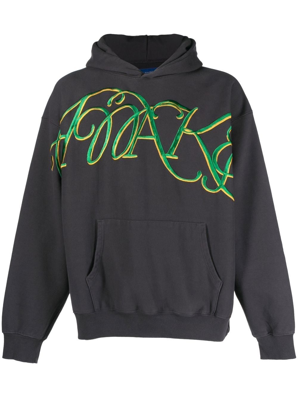 Awake Ny AWAKE NY- Oversized Embroidered Cotton Hoodie