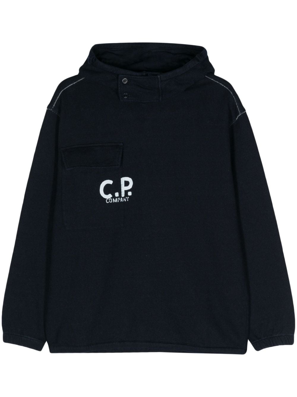 C.P. Company C.P. COMPANY- Logo Cotton Hoodie