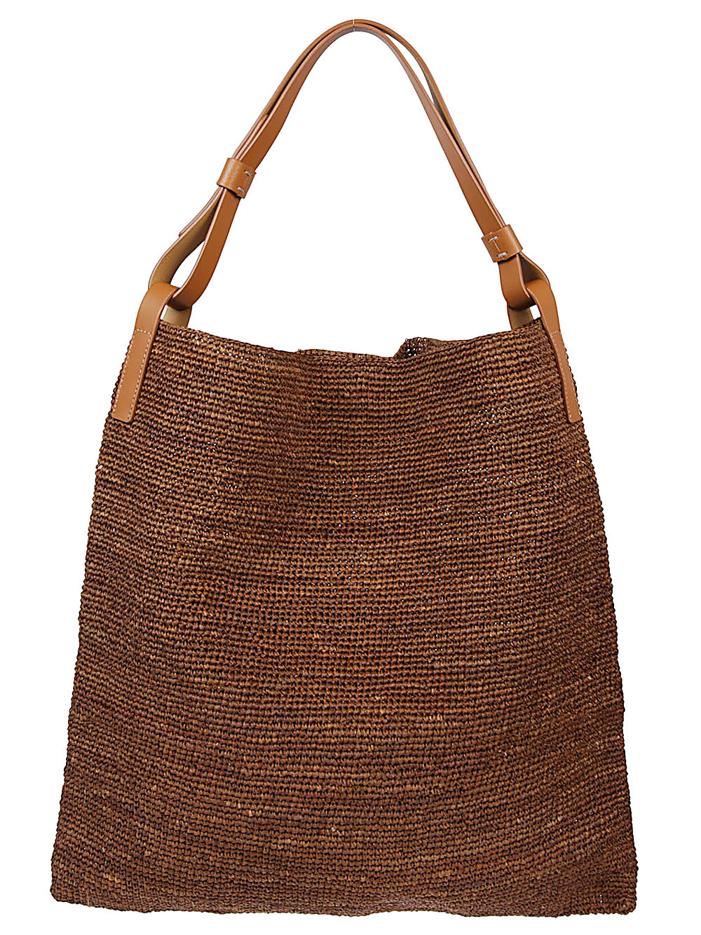 Liviana Conti LIVIANA CONTI- Raffia And Leather Shoulder Bag