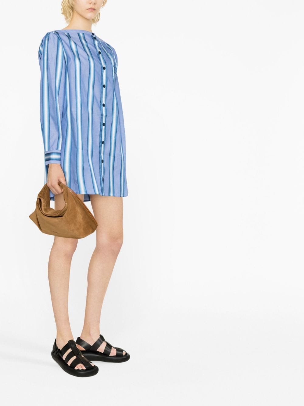 Etro ETRO- Striped Cotton Mini Dress