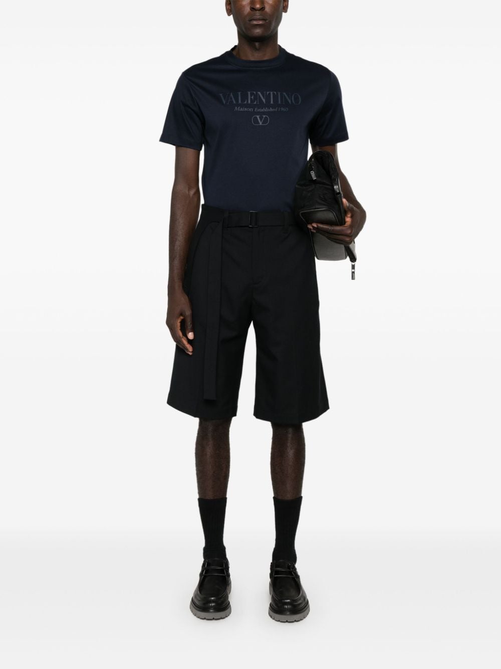 Valentino VALENTINO- Iconic Stud Cotton T-shirt