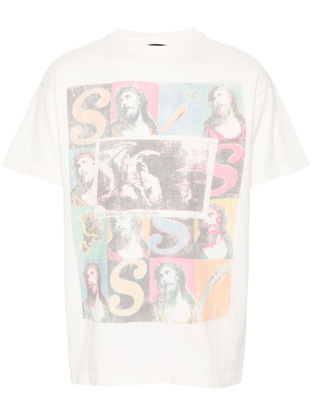Saint Mxxxxxx SAINT MXXXXXX- Printed Cotton T-shirt