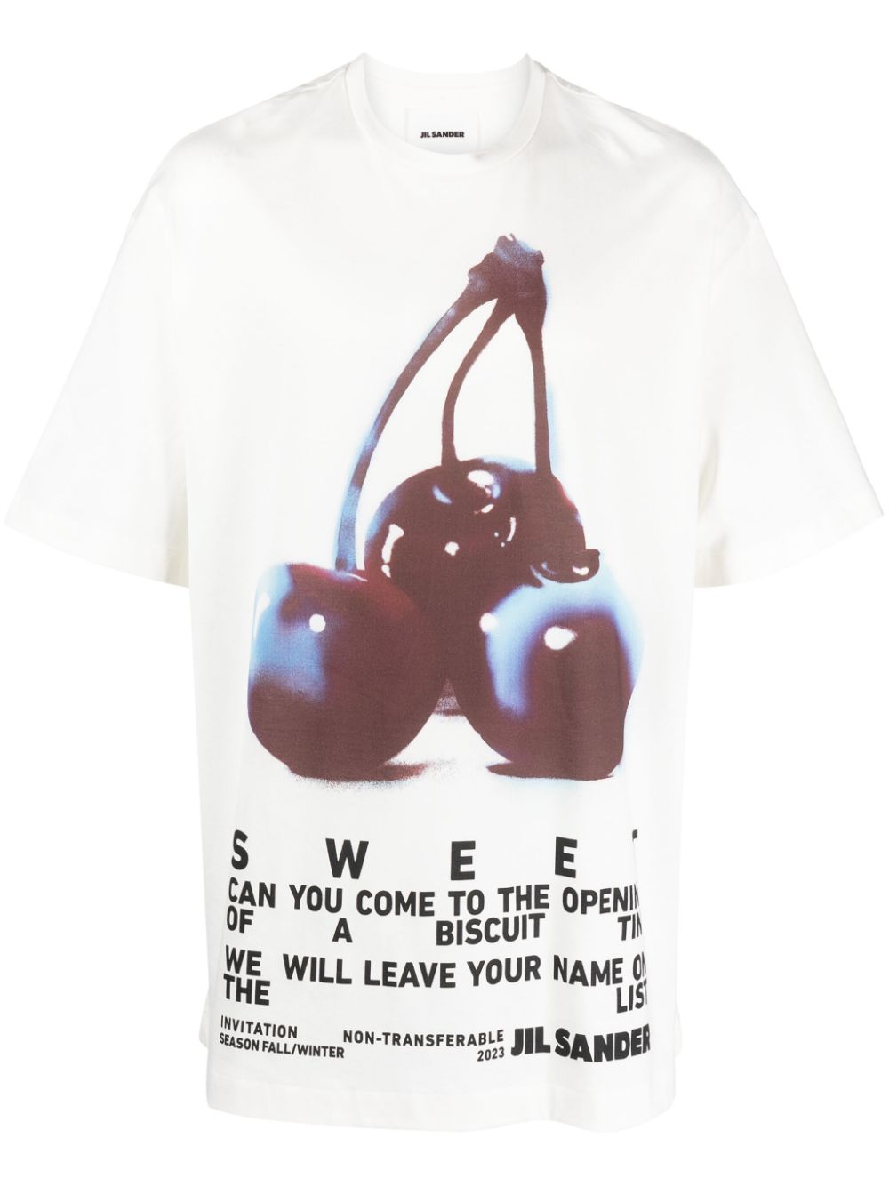 Jil Sander JIL SANDER- Printed Cotton T-shirt