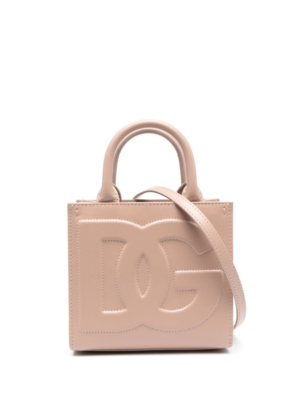 Dolce & Gabbana DOLCE & GABBANA- Dg Logo Leather Tote Bag