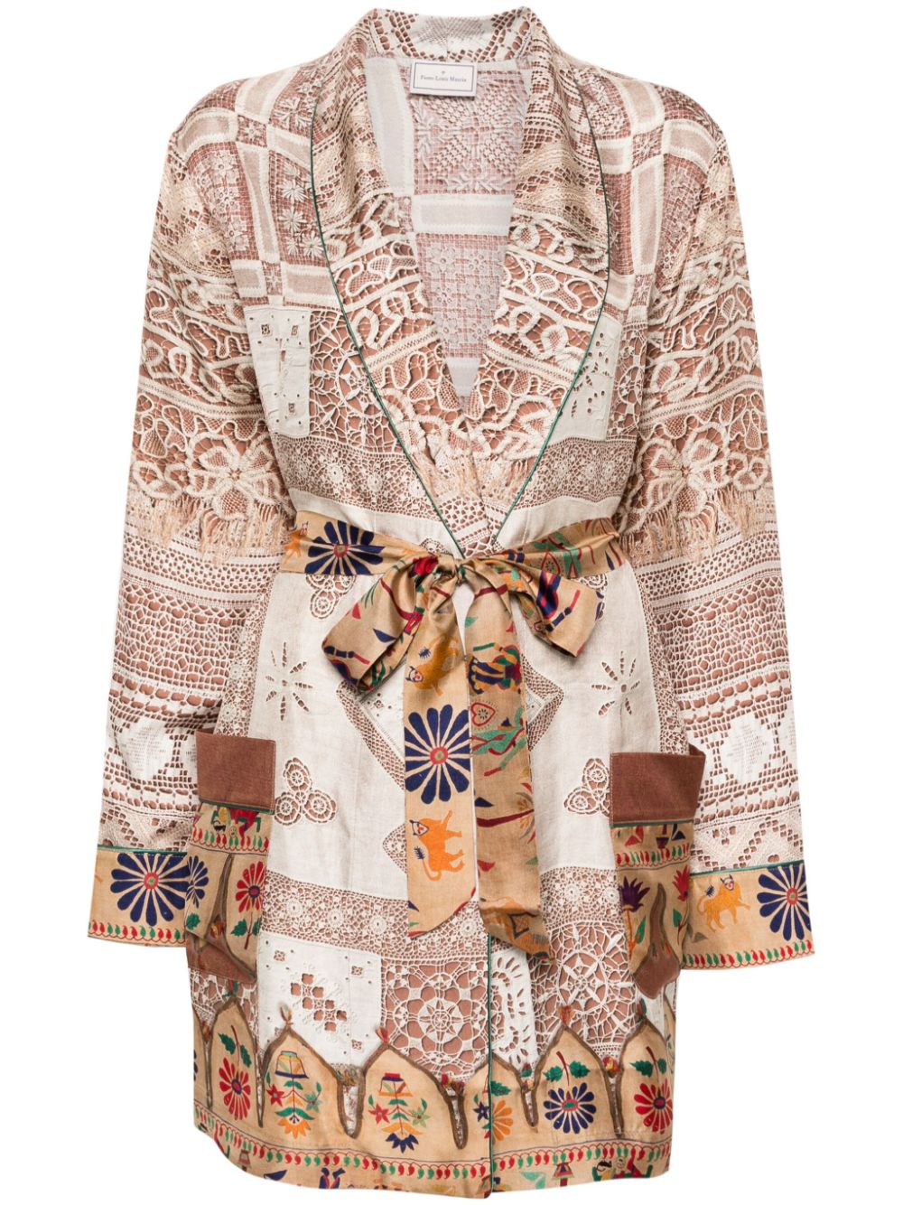 Pierre-Louis Mascia PIERRE-LOUIS MASCIA- Printed Silk Jacket