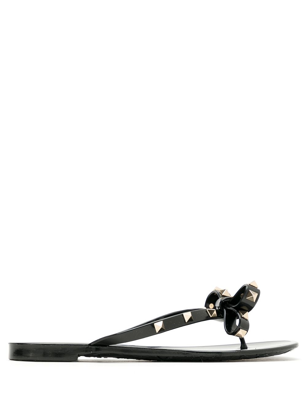 VALENTINO GARAVANI VALENTINO GARAVANI- Rockstud Rubber Thong Sandals