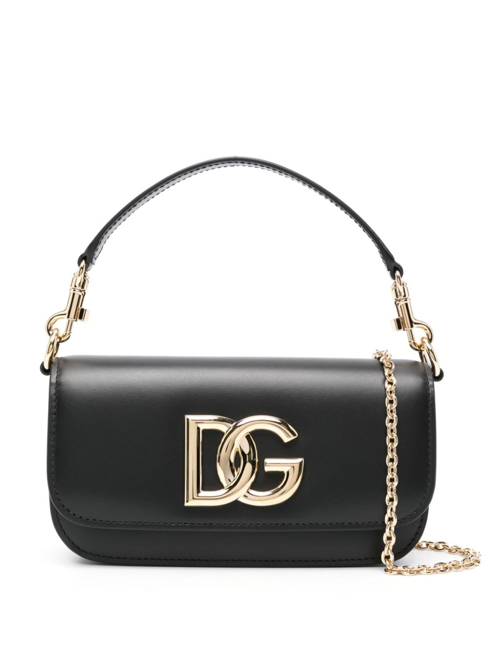 Dolce & Gabbana DOLCE & GABBANA- 3.5 Leather Crossbody Bag