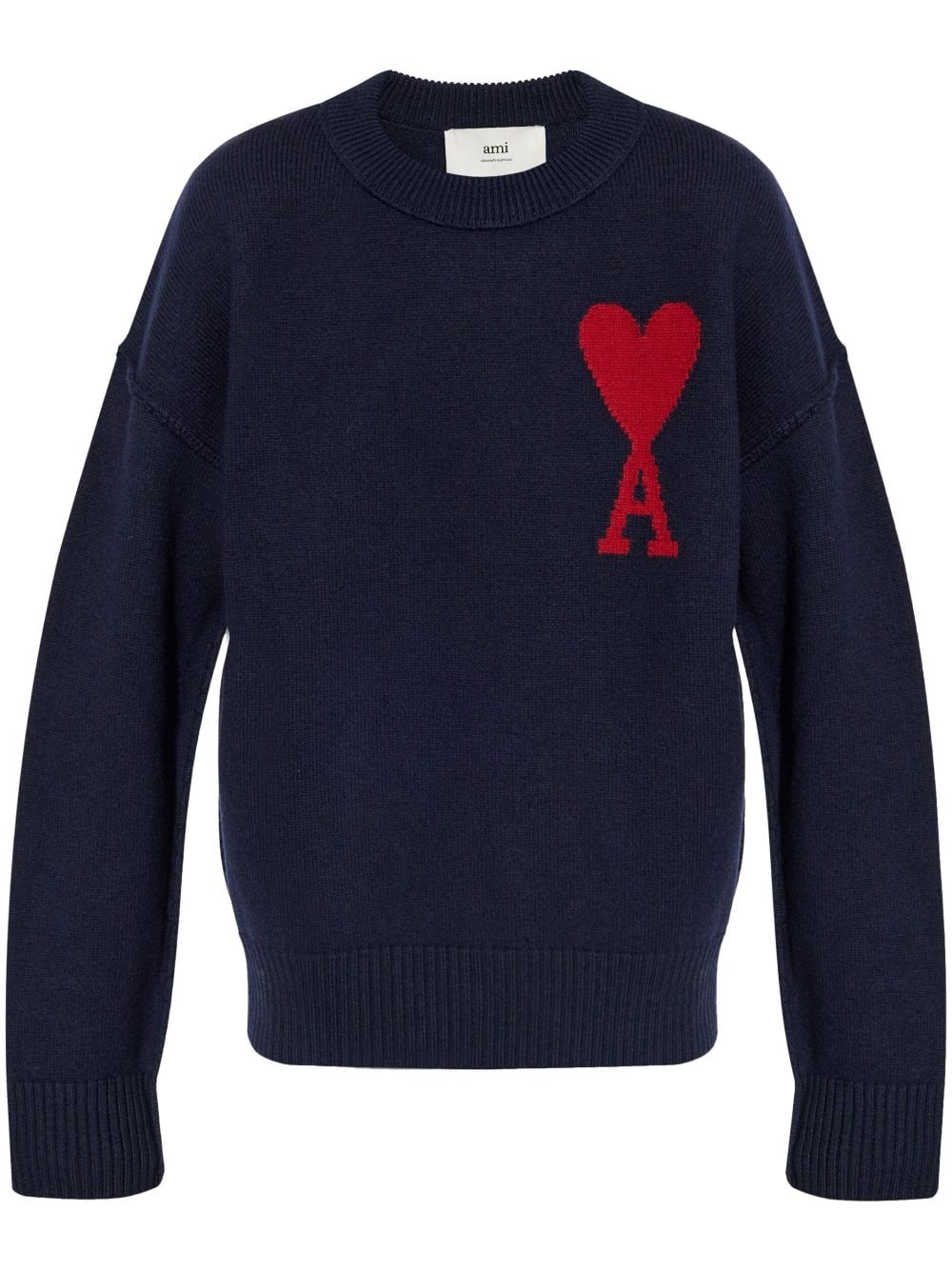 Ami Paris AMI PARIS- Ami De Coeur Wool Sweater