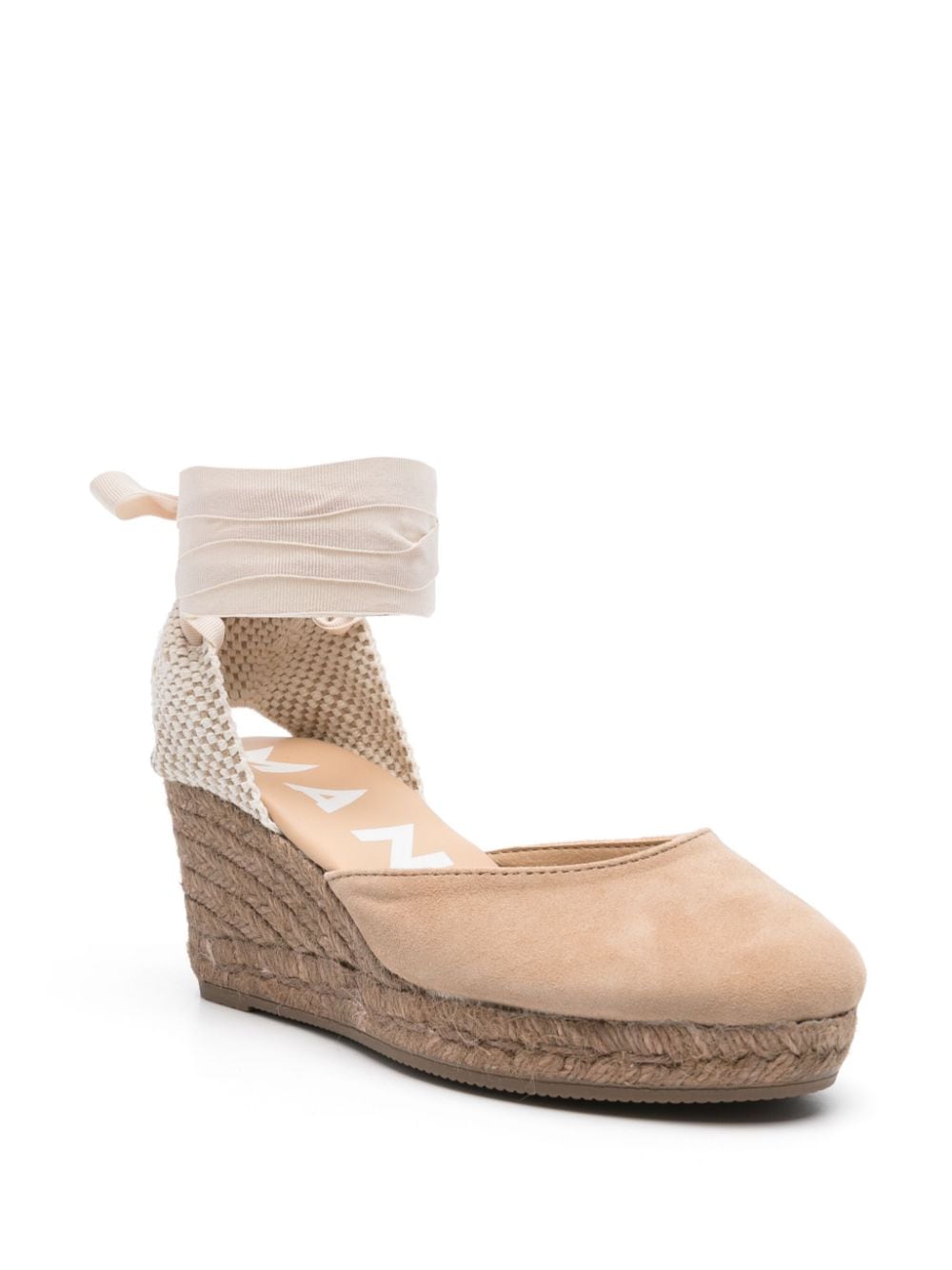 Manebi MANEBI- Hamptons Suede Low Wedge Espadrilles