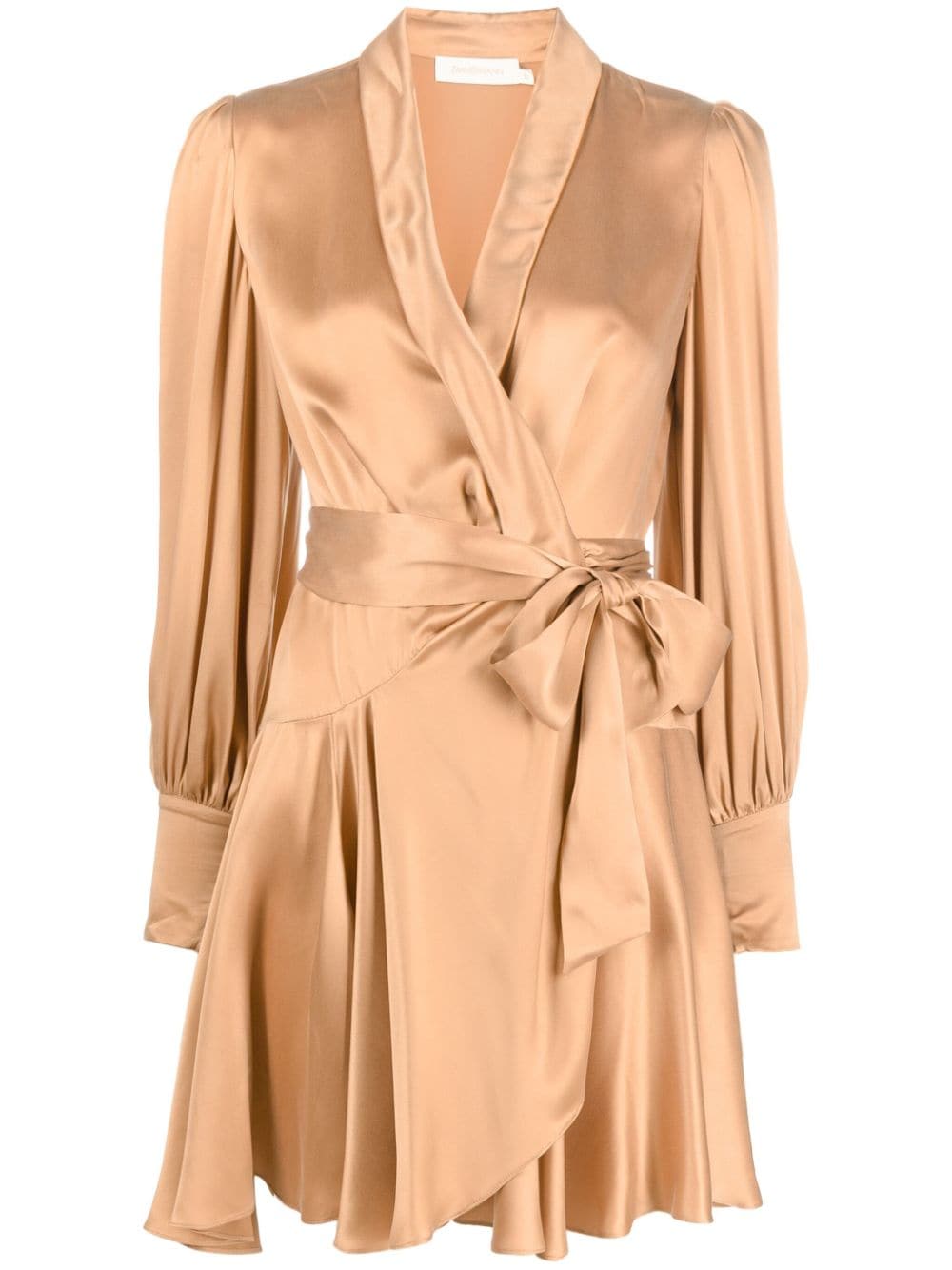 Zimmermann ZIMMERMANN- Silk Wrap Mini Dress