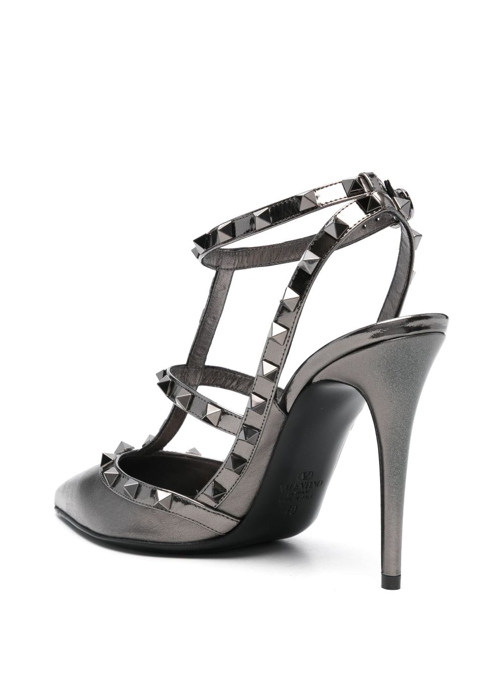 VALENTINO GARAVANI VALENTINO GARAVANI- Rockstud Laminated Leather Pumps