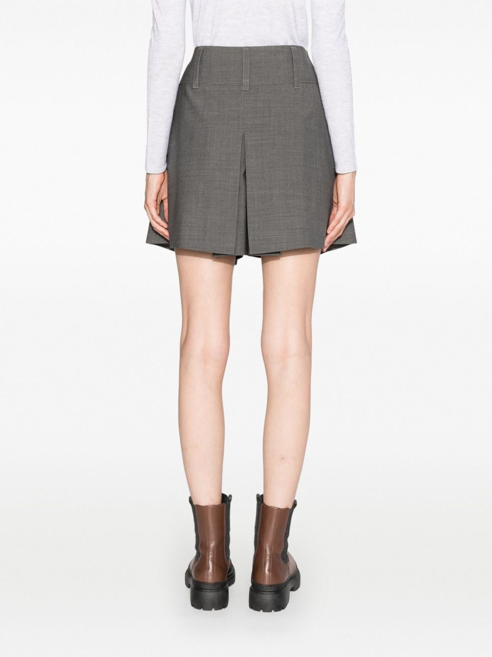 Brunello Cucinelli BRUNELLO CUCINELLI- Mini Wool Skirtpant